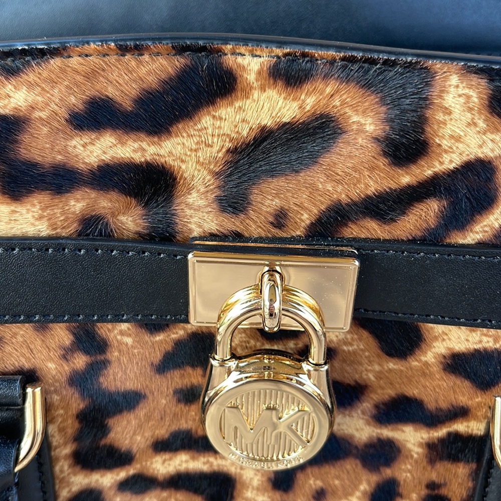 Limited Edition Michael Kors Leopard Print Faux Fur Tote - Picture 2 of 6
